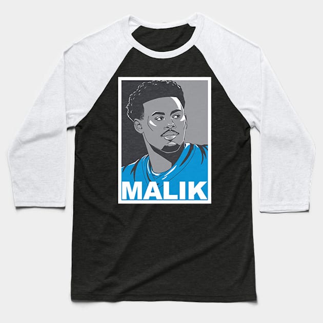 Malik Willis Poster Baseball T-Shirt by Chunta_Design